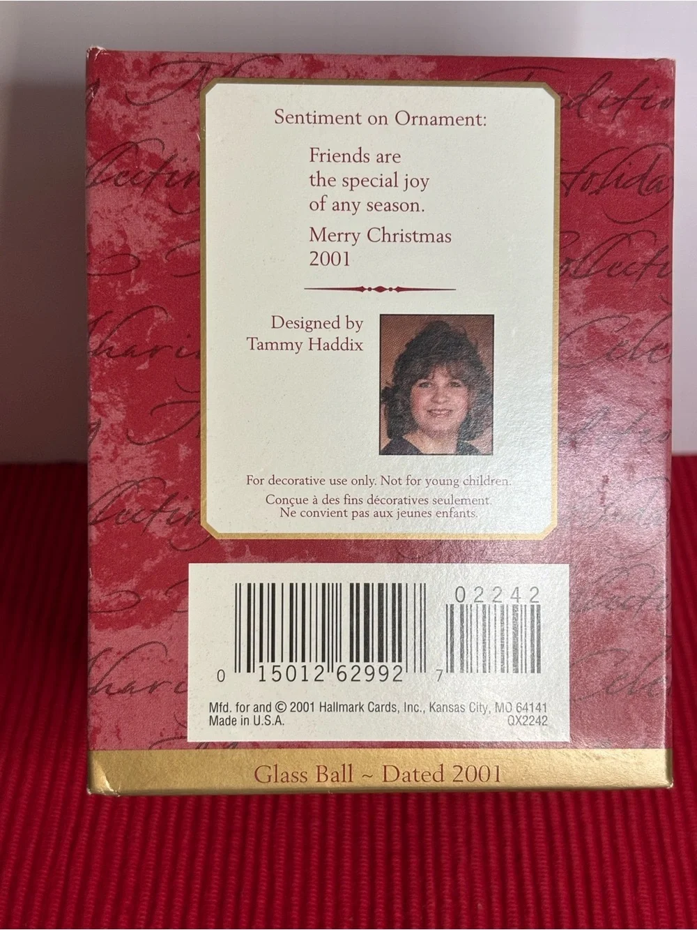 Hallmark keepsake ornament